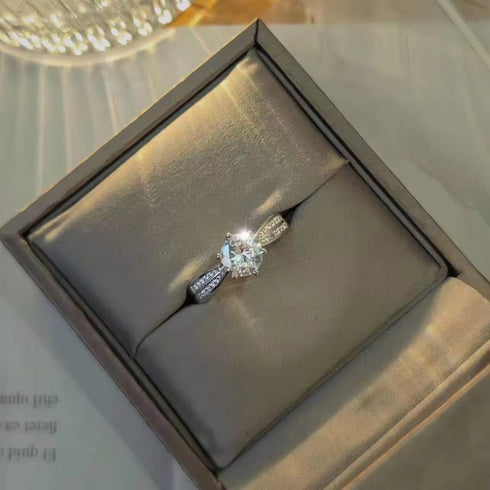 Zarkan Silver Solitaire Propose Ring