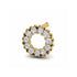 0.055 carats Diamond Nose Screw 18k Gold IGI Certification