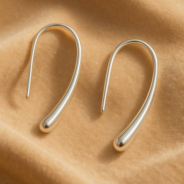 Zarkan Silver Hate Earrings For Women