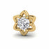0.07 carats Diamond Nose Screw 18k Gold IGI Certification