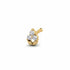 0.024 carats Diamond Nose Screw 18k Gold IGI Certification