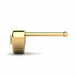0.008 carats Diamond Nose Screw 18k Gold IGI Certification