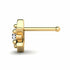 0.1 carats Diamond Nose Screw 18k Gold IGI Certification