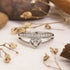 Zarkan Crown Heart American Diamond  925 Sterling Silver Ring