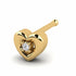0.008 carats Diamond Nose Screw 18k Gold IGI Certification
