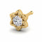 0.07 carats Diamond Nose Screw 18k Gold IGI Certification