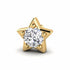 0.07 carats Diamond Nose Screw 18k Gold IGI Certification