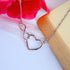 925 Silver Sparkling Minimal Infinity Heart Pendant With Chain