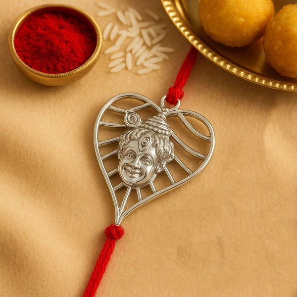 Hallmark Silver Laddu Gopal Rakhi