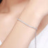 Zarkan Elegant Solitaire Silver Bracelet