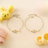 Hallmark Silver Cute Moon Charm Silver Anklets for Babies – Pair
