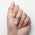 1.2 Carat Moissanite Diamond  Glow Heart 925 Silver Ring for women -  Free Size