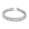Zarkan 925 Silver Love Heart Bracelet
