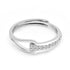 Zarkan love knot Propose 925 Silver Ring