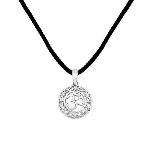Zarkan 925 Silver OM Pendant