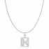 Zarkan Religious Pure Silver Om Pendant With Chain