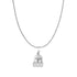 Zarkan Silver Shiva Lingam Pendant With Chain