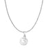 Zarkan 925 Silver Circle OM Pendant With Chain