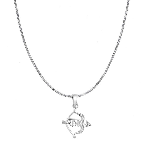 Zarkan Silver God Ram Pendant With Chain