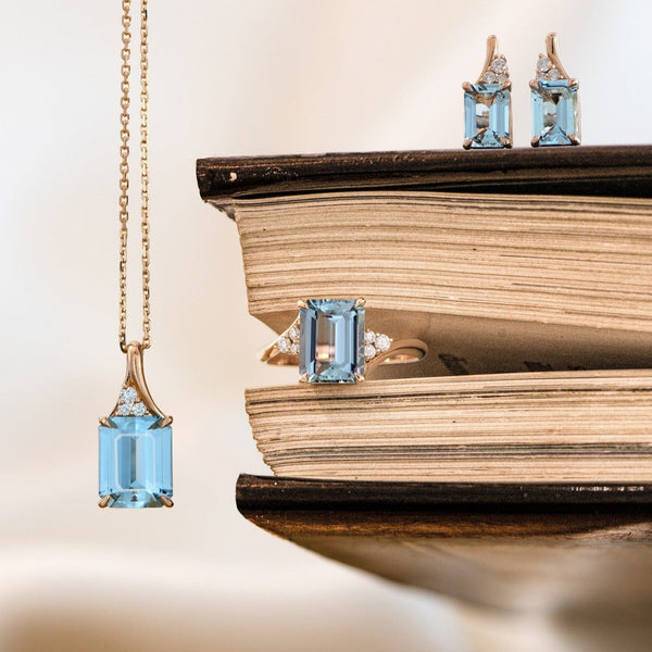 Hallmark Silver Ocean’s Promise Pendant Set