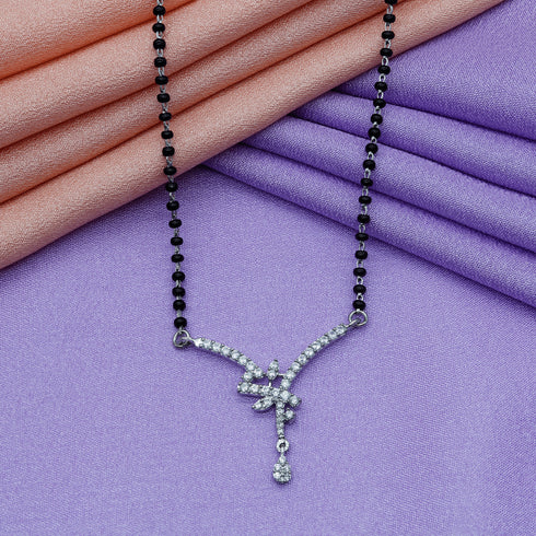 Zarkan 925 Silver Link of  Love Mangalsutra