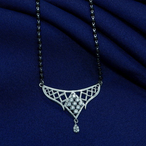 Zarkan 925 Silver Traditional Mangalsutra