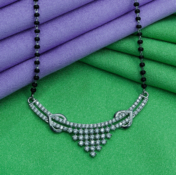 Zarkan 925 Silver Galaxy Mangalsutra