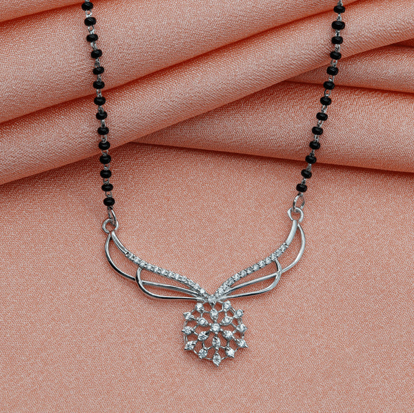 Zarkan 925 Silver Snow Sparkle Mangalsutra
