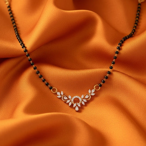 Hallmark Silver Niyati Gold Plated Mangalsutra