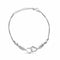 Zarkan 925 Silver Classic Link Heart Bracelet