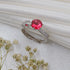 925 Silver Dragon Ring With Ruby