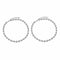 Zarkan 925 Pure Silver Minimal White Anklet