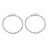 Zarkan 925 Pure Silver Minimal White Anklet