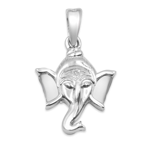 Zarkan 925 Silver Ganesha Pendant With Chain