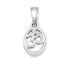 Zarkan 925 Silver OM Pendant With Chain
