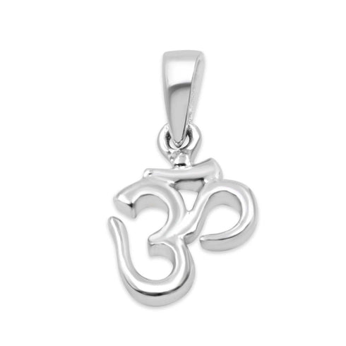 Zarkan 925 Silver OM Pendant With Chain