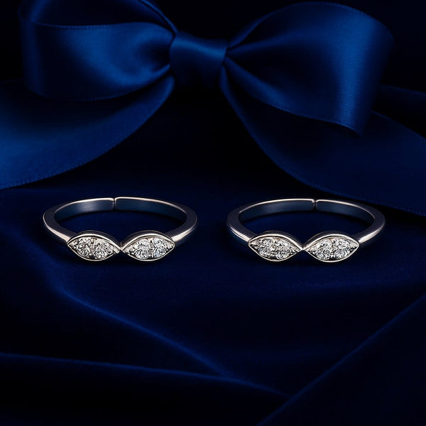 Zarkan The Wonderous Wings Silver Toe Rings