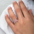 Hallmark Silver Pink Bloom Ring