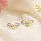 Zarkan Golden Love Silver Toe Rings