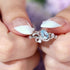 Hallmark Silver Azure Tide Blue Topaz Ring