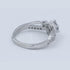 Moissanite Diamond  1 Carat Silver Solitaire Ring For Your Queen for women - Free Size