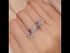Hallmark Silver Lotus Tanzanite Ring