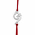 Zarkan Precious Silver OM Rakhi With Roli Chawal