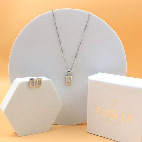Zarkan The Book Of Beauty Silver Jewelry Set