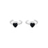 Zarkan Black Gem Nazariya 925 Silver Toe Ring