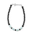 Zarkan 925 Silver Nazariya Bracelet With Sky Beads