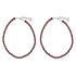 Zarkan 925 Silver Nazaria Anklet With High Quality Black & Red Marcasite Stones