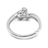 Zarkan Fruit Heart AD Pure Silver Ring