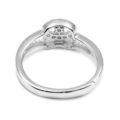 Zarkan Butterfly AD Pure Silver Ring