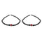 Zarkan 925 Silver Red Eye Nazaria Anklet With High Quality Marcasite Stones